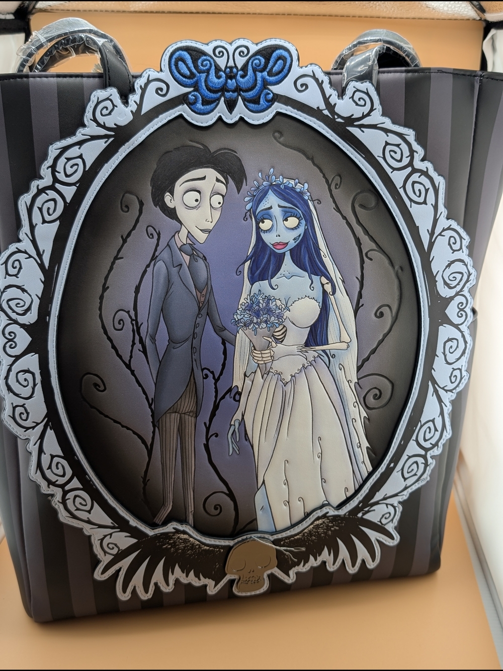 Loungefly Corpse Bride Victor & Emily Tote NWT – Tim Burton